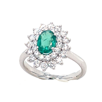 Anello Salvini Donna LOVE for COLOR in Oro bianco Smeraldo 0.72 Ct 20117203 - 20117203
